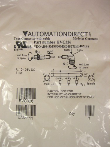 Conector de cable Automation Direct EVC326 - Imagen 2 de 5