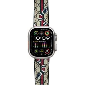 Luxury Apple watch band strap series 2 3 4 5 6 7 8 9 10 11 SE ULTRA 2 3 G SNAKE