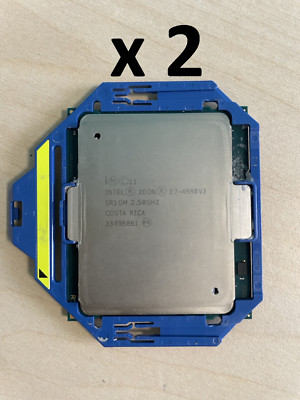 2 x Intel Xeon E7-4880-V2 2,50 GHz 15-Core LGA2011-1 CPU - SR1GM