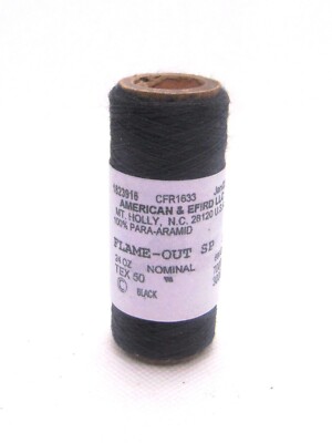 Nomex Fire Retardant Thread 100, 200, 500 yd Spool from Tex 24 up to some Tex 90