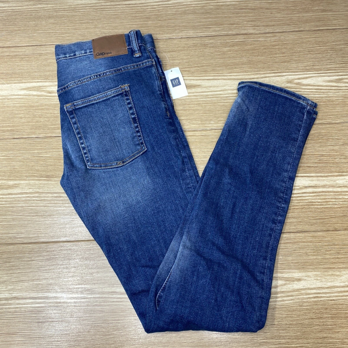 Pantalones Para Niños GAP 1969 De Mezclilla Ajustados Talla 16 NWT |