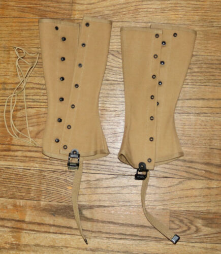 Wellco vintage WWII military Boot Gaiters Spats 19