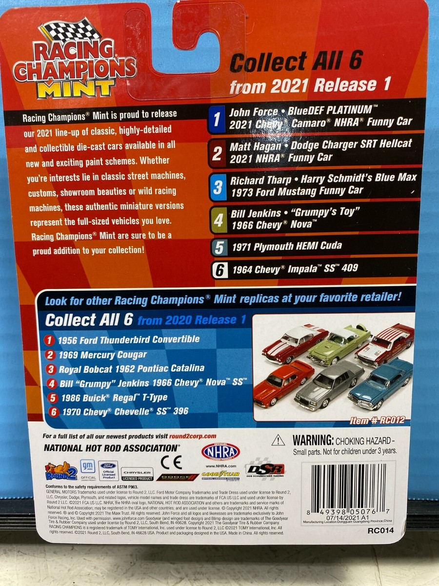 1/64 RACING CHAMPIONS MINT 1971 PLYMOUTH HEMI CUDA GOLD CHASE CAR