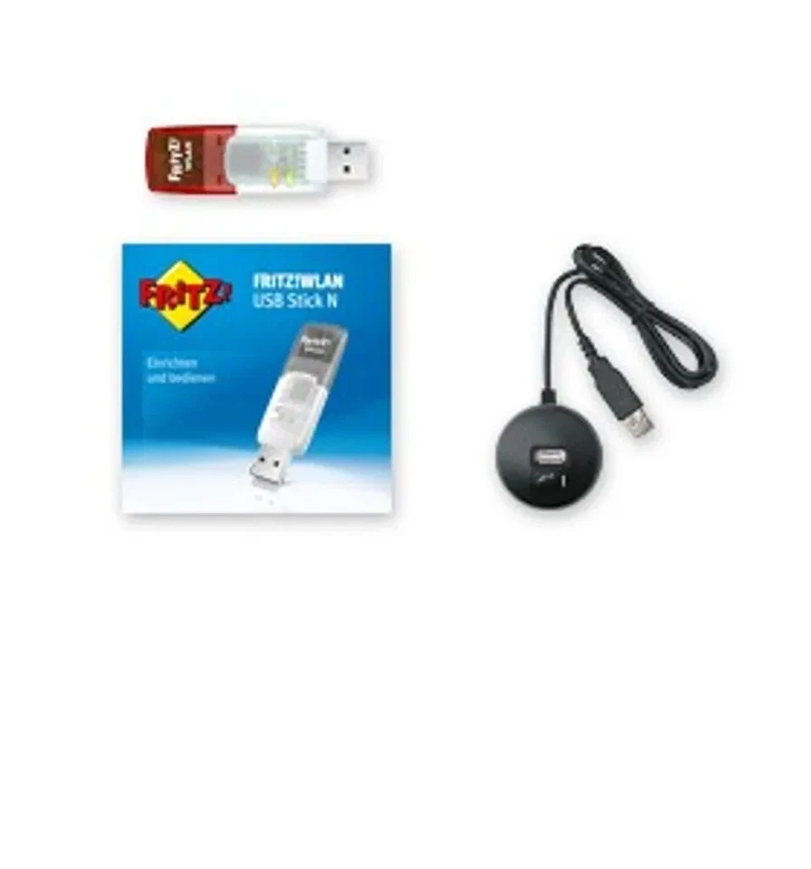 AVM FRITZ!WLAN USB Stick N v2 – WLAN Adapter 300 MBit/s – Dualband 2,4/5 GHz – N - Bild 4 von 4