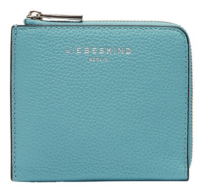 LIEBESKIND BERLIN Paris 4 Small Pebble Nino Wallet XS Geldbörse Petrol Blue Neu