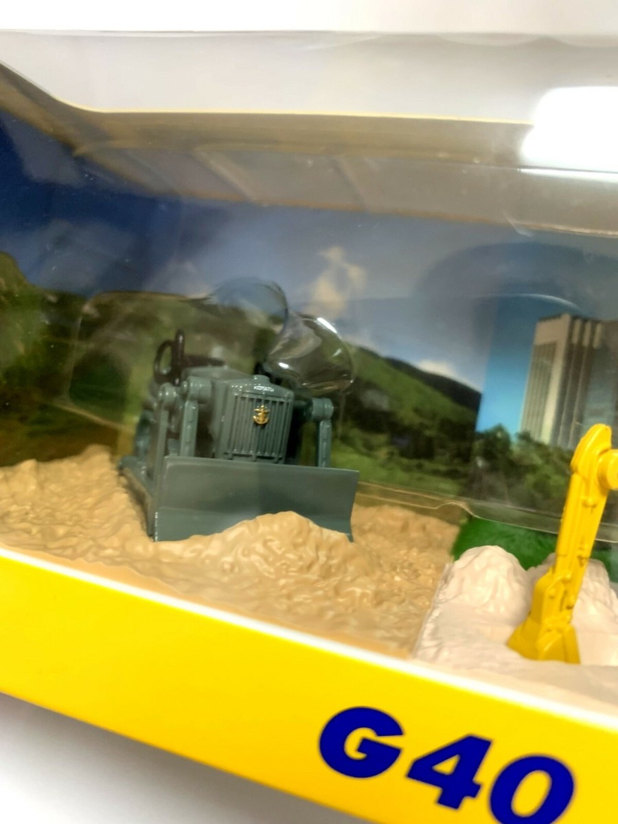 Komatsu Official Diecast Model Excavator Bulldozer G40
