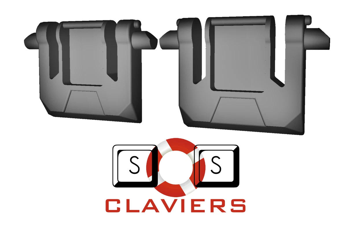 Pieds De Rechange Pour Clavier Gaming Havit HV-KB395L - Noir, Neuf, Marque Roccat, Fabrication France