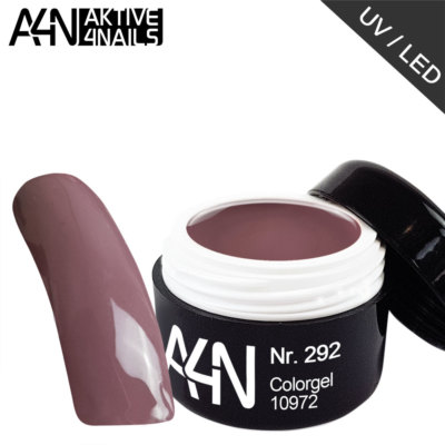 Color UV Gel LED Farbgel 292 AUBURN French Modellage NailArt Design Nagel Nude