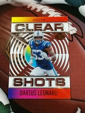 DARIUS LEONARD 2021 Panini Illusions CLEAR SHOTS #CS-5 Indianapolis Colts