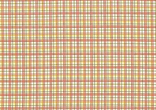 Richloom Fabric Salmon Beige Green Yellow Plaid Cotton Drapery Upholstery
