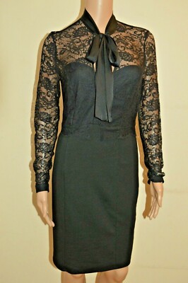 lipsy black tie dresses