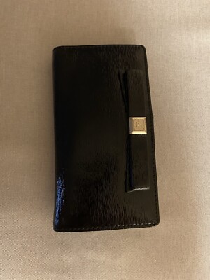 Kate Spade Stacy Patent Leather Black Bifold Wallet