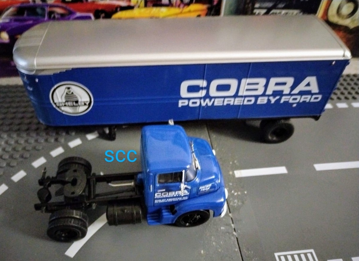 FORD C-700 COE (1954), SHELBY COBRA, AMERICAN TRUCK, ALTAYA 1:43