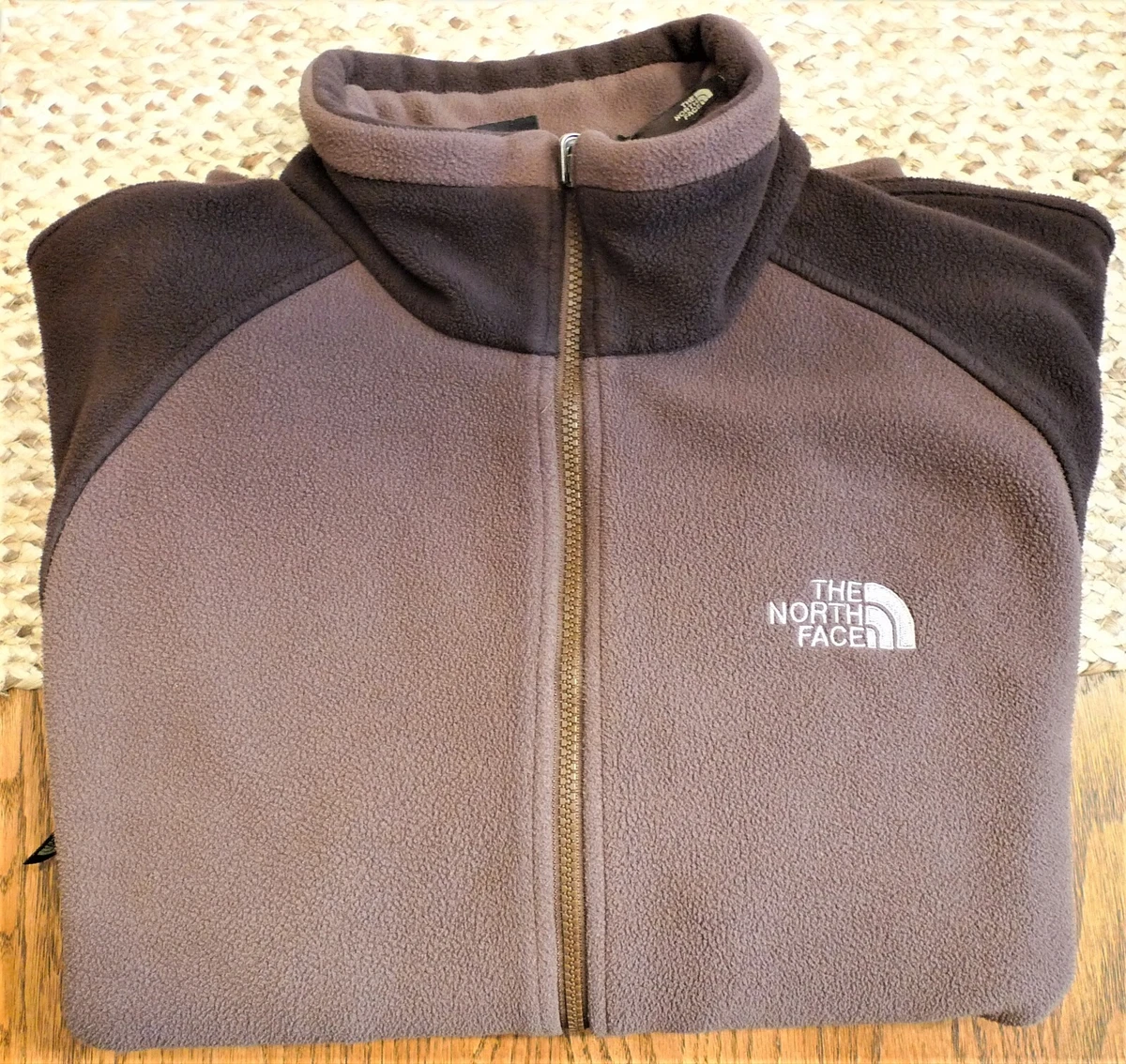 North face two tone best sale fleece