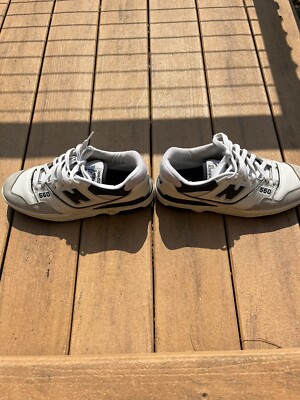 Size 9.5 - New Balance 550 Navy White