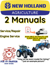 NEW HOLLAND WORKMASTER 70 TRACTOR MANUAL SERVICE SHOP ENGINE REPAIR PDF USB