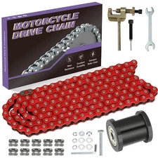 Red 35 Chain 140 Link Chain Tensioner Kit For CT100U CC100X DB30 MBX10 MBX11