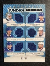 2015-16 Upper Deck Artifacts Tundra Sixes #T6-VAN Canucks Patch 61/99