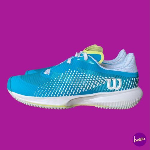 Wilson Scarpe da Tennis Donna Kaos Swift 1.5, Algeri Blu/Bianco, UK 7/EU 40 2/3 - Foto 3 di 6