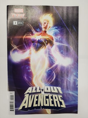 All Out Avengers #2 Netease Games Variant Captain Marvel Comic 1st Print. J4