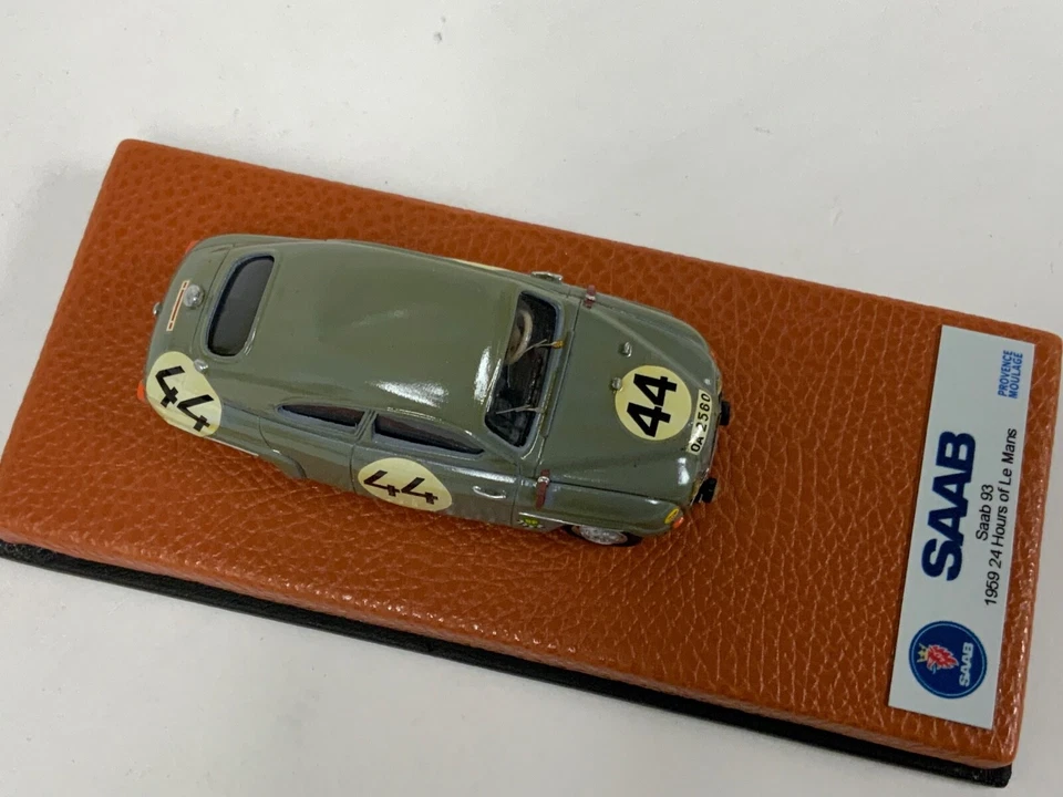1/43 Provence Moulage SAAB 93  from 1959 24 Hours Le Mans Leather base  TR297 - Image 2 of 4
