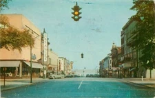 Autos 1962 Sandusky Ohio Vacationland Postcard Dexter 10879