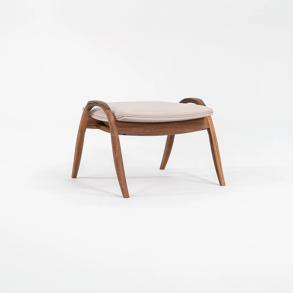 2021 FH430 Signature Foot Stool by Frits Henningsen for Carl Hansen in Walnut - Image 2 of 4