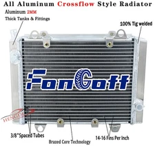 Aluminum Radiator For 2005-09 Kawasaki KVF650E 2005-10 KVF650D Brute Force 650