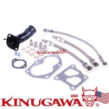 Turbo Braided Stainless Oil Water Install Kit Mitsubishi Evo 9 Evo 4-8 Turbo Braided Stainless Oil Water Install Kit Mitsubishi Evo 9 Evo 4-8