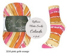 "Rellana Flotte Socke Celinda" 100g Sockengarn wollfrei 4fach für den Sommer