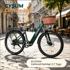 26 Zoll E-Citybike 250W E-Bike LCD Display E-Stadtrad bike CYSUM …