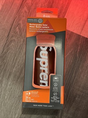 Supreme ®/SOL Water Bottle Lantern Red | FW 25 | Ships Same Day