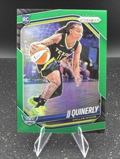 2025 Panini WNBA Prizm JJ Quinerly Green Rookie #95 Dallas Wings