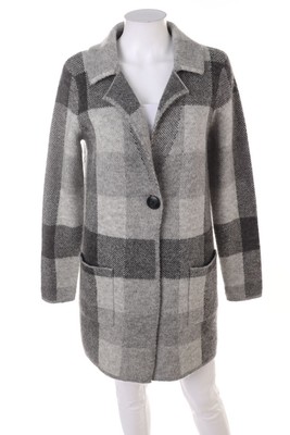 Adrienne Vittadini Strickjacke Cardigan M Grau