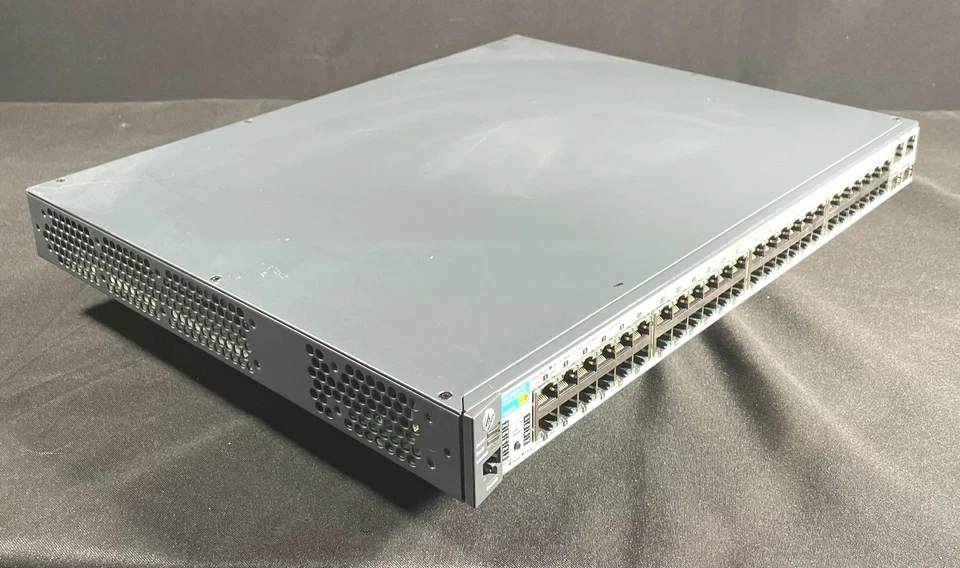 HP J9627A E2620-48 48 Port 10/100 PoE+ Ethernet Switch - Same Day Shipping - Image 2 of 4