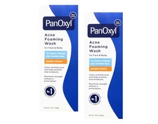PanOxyl Acne Foaming Wash 10 Benzoyl Peroxide 5.5 oz Fl Oz Pack of 2