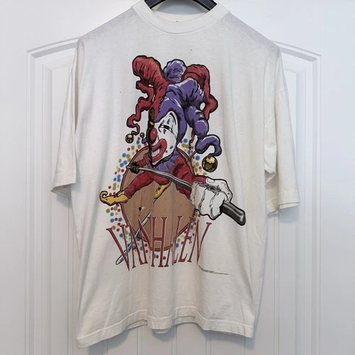 Van Halen Balance Tour Shirt XL Jester Single S 1990s vintage concert t-shirt, vintage, size XL, single stitch, B+ condition