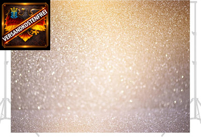 Goldener Bokeh-Hintergrund für Fotografie 2x1,5 m für Hochzeiten & Studio