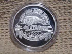 999 FINE SILVER STURGIS 1 TROY OZ 2000 ROUND IN CAPSULE coa112