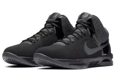 Nike Air Visi Pro 6 Men's Shoes Triple Black Anthracite 749168 003 Size 12 NWT