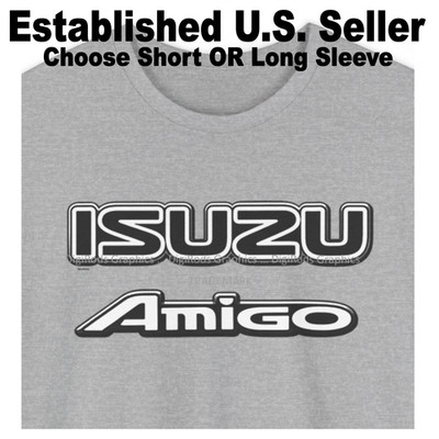 DigiRods Isuzu Amigo Fun Off Road 4x4 Cartoon Logo T Shirt