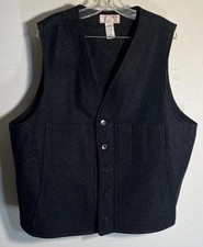 Gilet Filson lana vergine Mackinaw taglia 48 made in USA