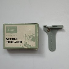 Vtg Sears Kenmore Plastic Needle Threader  20 6864 Threading Tool Japan MCM Box