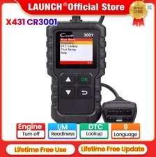 LAUNCH X431 CR3001 Full OBD2 Car Diagnostic Code Reader Scanner