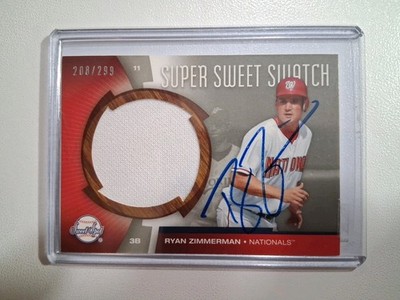 2006 UD Sweet Spot - Sweet Spot Signatures Ryan Zimmerman #139 /275 (AU, RC)