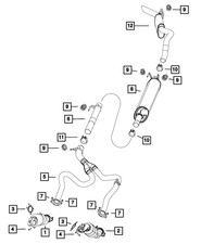 Genuine Mopar Front Pipe And Converter 68249198AA