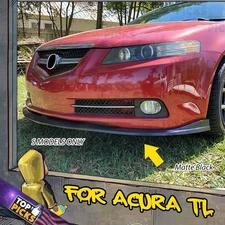Fits 07-08 Acura TL TYPE S - CS Style Front Bumper Chin Lip Spoiler JDM Body Kit