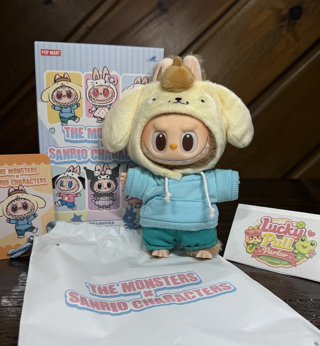 Pop Mart Labubu The Monsters x Sanrio - Confirmed POMPOMPURIN | eBay