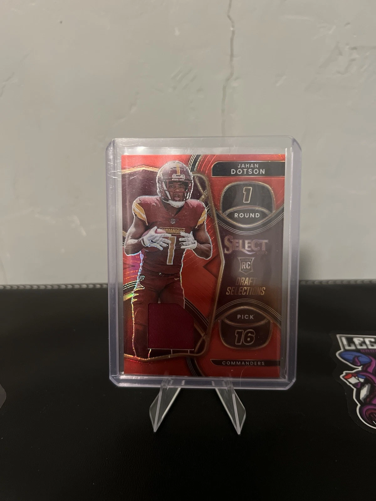 Jahan Dotson Panini Select Draft Selections Memorabilia #DS10 Red Prizm