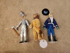 THE WIZARD OF OZ PORCELAIN DOLLS PARADISE GALLERIES Lion Tin Man Scarecrow #X